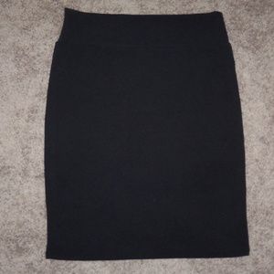 Lularoe Cassie Skirt Size 2XL!! Solid Black!!